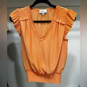 Evereve Orange Blouse
